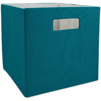 DII Polyester Cube Solid Teal Square