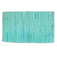 DII Rag Rug Multi Aqua