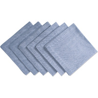DII Blue Solid Chambray Napkin (Set of 6)