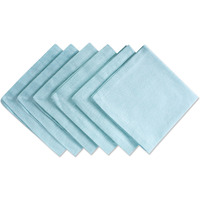DII Aqua Solid Chambray Napkin (Set of 6)