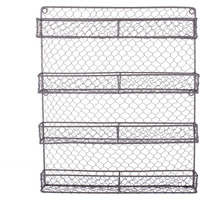 DII 4 Tier Chicken Wire Spice Rack