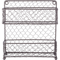 DII 2 Tier Chicken Wire Spice Rack