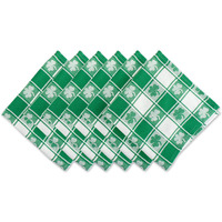 DII Shamrock Woven Check Napkin (Set of 6)