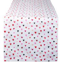 DII Confetti Hearts Print Table Runner