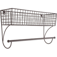 DII Large Rustic Bronze Towel Rack