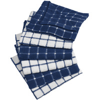 DII Nautical Blue Combo Windowpane Dishcloth (Set of 6)