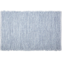 DII French Blue Diamond Recycled Yarn Rug