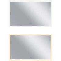 Rectangle Matte White LED 70 in. Mirror From our Abigail Collection