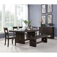 Side Chair (Set-2) - Distressed Walnut Vietnam