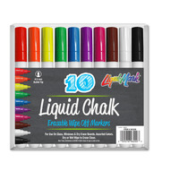 10pk Liquid Chalk Markers - Assorted Colors