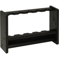 Wooden Mallet Fishing Rod Rack, 5 Rod, Black