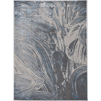 LUNA 7130 7'10 X 10'10" - Silver/Blue