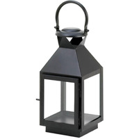 BLACK REVERE MEDIUM CANDLE LANTERN