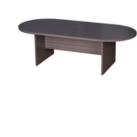 Boss 95W X 43D Race Track Conference Table, Driftwood