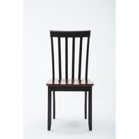 Bloomington Dining Chair[Black/Cherry]2PK