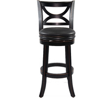 29" FLORENCE SWVL STOOL [BLACK SANDTHRU]