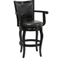 Jones 29" Swivel Bar Stool - Black