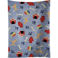 "Caroline's Treasures BB3889KTWL Border Terrier Dog House Collection Kitchen Towel, 25"" x 15"", Multicolor"