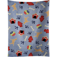 "Caroline's Treasures BB3897KTWL Yellow Labrador Retriever Kitchen Towel, 25"" x 15"", Multicolor"