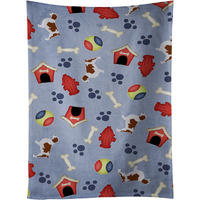 "Caroline's Treasures BB3900KTWL Welsh Springer Spaniel Kitchen Towel, 25"" x 15"", Multicolor"