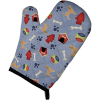 "Caroline's Treasures BB3906OVMT Afghan Hound Dog House Collection Oven Mitt, 12"" by 8.5"", Multicolor"