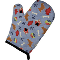 "Caroline's Treasures BB3909OVMT Norfolk Terrier Dog House Collection Oven Mitt, 12"" by 8.5"", Multicolor"