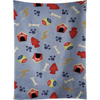 "Caroline's Treasures BB3914KTWL Italian Greyhound Dog House Kitchen Towel, 25"" x 15"", Multicolor"
