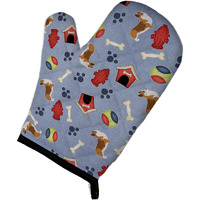 "Caroline's Treasures BB3920OVMT Corgi Dog House Collection Oven Mitt, 12"" by 8.5"", Multicolor"