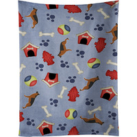 "Caroline's Treasures BB3924KTWL German Shepherd Dog House Collection Kitchen Towel, 25"" x 15"", Multicolor"