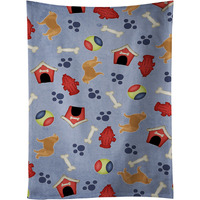 "Caroline's Treasures BB3925KTWL Caucasian Shepherd Kitchen Towel, 25"" x 15"", Multicolor"