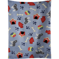 "Caroline's Treasures BB3932KTWL Polish Lowland Sheepdog Dog Kitchen Towel, 25"" x 15"", Multicolor"