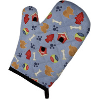 "Caroline's Treasures BB3942OVMT Pomeranian Dog House Collection Oven Mitt, 12"" by 8.5"", Multicolor"