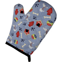 "Caroline's Treasures BB3943OVMT Chinese Crested Dog House Collection Oven Mitt, 12"" by 8.5"", Multicolor"