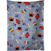 "Caroline's Treasures BB3956KTWL English Mastiff Dog House Collection Kitchen Towel, 25"" x 15"", Multicolor"