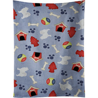 "Caroline's Treasures BB3959KTWL Samoyed Dog House Collection Kitchen Towel, 25"" x 15"", Multicolor"