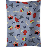 "Caroline's Treasures BB3968KTWL Portuguese Water Dog Kitchen Towel, 25"" x 15"", Multicolor"