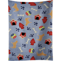 "Caroline's Treasures BB3970KTWL Dogue de Bordeaux Dog House Kitchen Towel, 25"" x 15"", Multicolor"