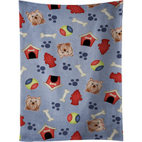 "Caroline's Treasures BB3983KTWL Yorkie Yorkishire Terrier Kitchen Towel, 25"" x 15"", Multicolor"