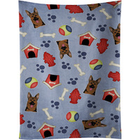 "Caroline's Treasures BB3990KTWL Dog House Collection German Shepherd Kitchen Towel, 25"" x 15"", Multicolor"