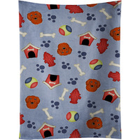 "Caroline's Treasures BB3993KTWL Longhair Red Dachshund Kitchen Towel, 25"" x 15"", Multicolor"