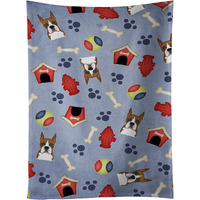 "Caroline's Treasures BB4002KTWL Dog House Collection Boxer Kitchen Towel, 25"" x 15"", Multicolor"