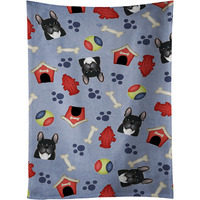 "Caroline's Treasures BB4006KTWL Dog House Collection French Bulldog Kitchen Towel, 25"" x 15"", Multicolor"