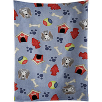 "Caroline's Treasures BB4008KTWL Dog House Collection Saluki Kitchen Towel, 25"" x 15"", Multicolor"