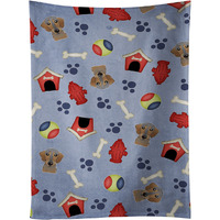 "Caroline's Treasures BB4012KTWL Wirehaired Dachshund Kitchen Towel, 25"" x 15"", Multicolor"