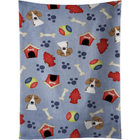 "Caroline's Treasures BB4018KTWL Dog House Collection Beagle Kitchen Towel, 25"" x 15"", Multicolor"