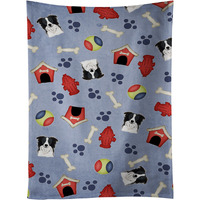 "Caroline's Treasures BB4020KTWL Dog House Collection Border Collie Kitchen Towel, 25"" x 15"", Multicolor"