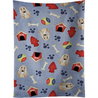"Caroline's Treasures BB4023KTWL Dog House Collection Afghan Hound Kitchen Towel, 25"" x 15"", Multicolor"