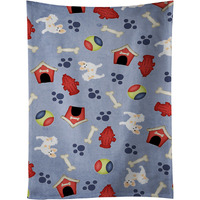 "Caroline's Treasures BB4065KTWL Longhair Pied Chihuahua Kitchen Towel, 25"" x 15"", Multicolor"