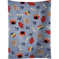 "Caroline's Treasures BB4066KTWL Longhair Tan White Chihuahua Kitchen Towel, 25"" x 15"", Multicolor"