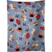 "Caroline's Treasures BB4077KTWL Dog House Collection Rough Collie Kitchen Towel, 25"" x 15"", Multicolor"
